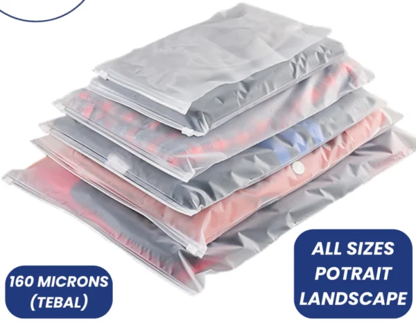 [DOFF] Zipper Bag PackHaven Buram /Doff/ Zipper Lock Storage/Travel Pouch/Tas Resleting Grosir